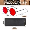 JTMKYO 2 Pieces Round Frame Retro Sunglasses And 2 Pieces