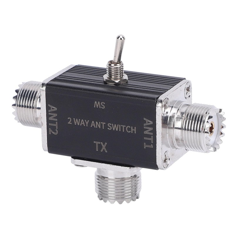 2 Way CB HAM Aluminum Alloy Antennae Coaxial Switch, 100W