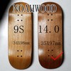 NOAHWOOD Handmade Fingerboard Deck 97.5x35mm 5-Layer Color Maple Pro concave