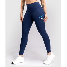 Venum Women's Standard X Top Rank Original 7/8 Leggings, Navy Blue