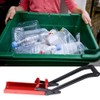 Bottle shredder, quick and safe to use with plastic bottle