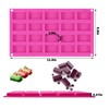 2pcs Chocolate Bar Molds Rectangle Silicone Baking Molds for Chocolate