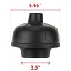 SteadMax Rubber Toilet Plunger, Double Thrust Force Cup, Heavy Duty,