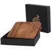 Fa.Volmer® #VO19 Men's Leather Wallet in Landscape Format Brown /