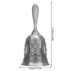 Bell Ornament Home Hand Single Reminder Bar Bell Table Decoration Handbell Retro 2.1 Crafts Call Bells