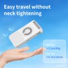Digihan 2025 Magnetic Phone Fan 3-in-1 Hands-Free Neck/Waist/Handheld, 80g Lightweight