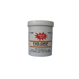 Fasco Epoxies Inc. FAS-Grip Anti-Slip Paint Additive for Floor Coatings FINE Non-Skid Particles - Half Pint for 1 Gallon