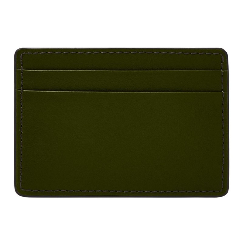 FOSSIL Steven Card Case Deep Olive, Deep Olive, Minimalist