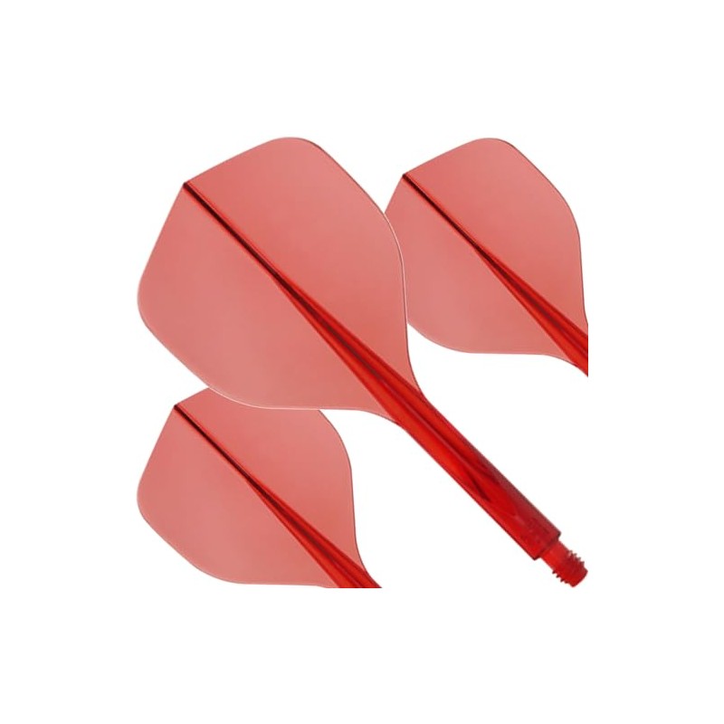 Condor Axe 120 | Dart Flights and Colours. (Clear Red,