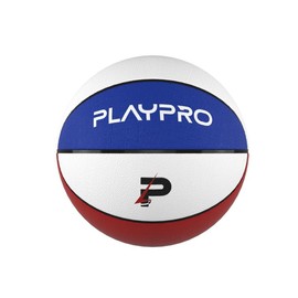 Premium Rubber Basketball for Kids and Adults – Max Grip, Perfect Bounce and Rebound with Extended Air Retention - Red, White and Blue - Size: 7