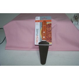 Freshfare Fresh Fare Pie Spatula Brown Wooden Handle 10" Cut and Serve Desserts
