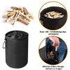 Hanging Clothes Peg Bag, 15 x 20 cm, Black Clothes
