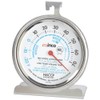 Winco Dial Refrigerator/Freezer Thermometer with Hook and Panel Base, 3-Inch