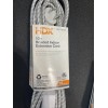 HDX (3 PACK) HDX 10 ft. 16-Gauge/2 White Braided Extension
