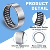 sourcing map 2 Pcs Needle Roller Bearings, HK4016 Bore 40mm