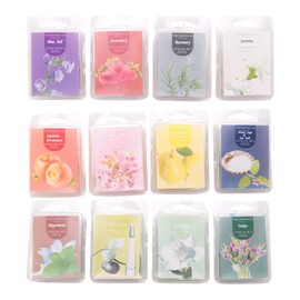 Byttlerom 12 Pack Scented Wax Melts Wax Square, Scented Wax Melts, Soy Wax Melts for Warmers, Wax Square Gift Set, Baby Powder Wax