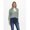 ONLY Women's Structured Cardigan, Chinois Green, m