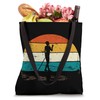 Paddleboarder Stand Up Paddleboard Outdoor Sports Retro SUP Tote Bag