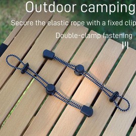 NELboNs 10Pcs Outdoor Backpack Hooks Trekking Pole Straps Elastic Rope Tie-Downs Stretch Cord Lashing Hooks and Loose Cord Backpack External Hook Ropes,Colorful