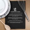 Azeeda 'Funny Cricket Rules' Black Cotton Tea Towel/Dish Cloth (TW00057418)