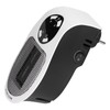 500W Black and White Mini Electric Heater Portable Wall Mounted