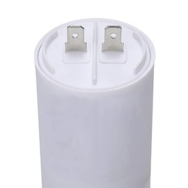 GTIWUNG CBB60 Capacitor 8 µF 450 Volt 50/60 Hz Motor Capacitor Starting Capacitor 8 µf 450 V Motor Starting Capacitor Working Capacitor with Plug for Electric Motor White Pack of 2