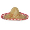 KarnevalsTeufel.de Sombrero Size 58 cm Colourful Mexican Mexican Hat Poncho