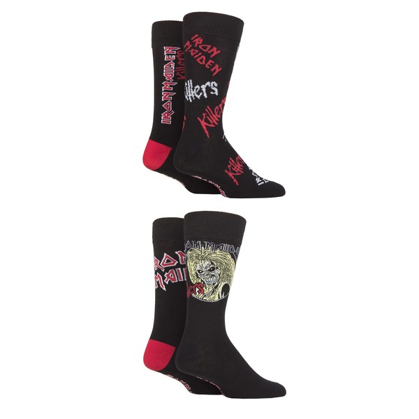 SockShop Men's Iron Maiden Exclusive Gift Box Rock Music and