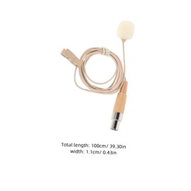 Sosoport Pin XLR Lapel Microphone Compact Design for Smartphones Computers and Cameras Wide Compatibility