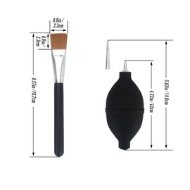 GiantBee - Kit de limpieza de estatuas, kit de cepillo para polvo de limpieza profesional, kit de limpieza suave, modelo de cepillo para polvo para estatuas, kit de limpieza para cifras, kit de