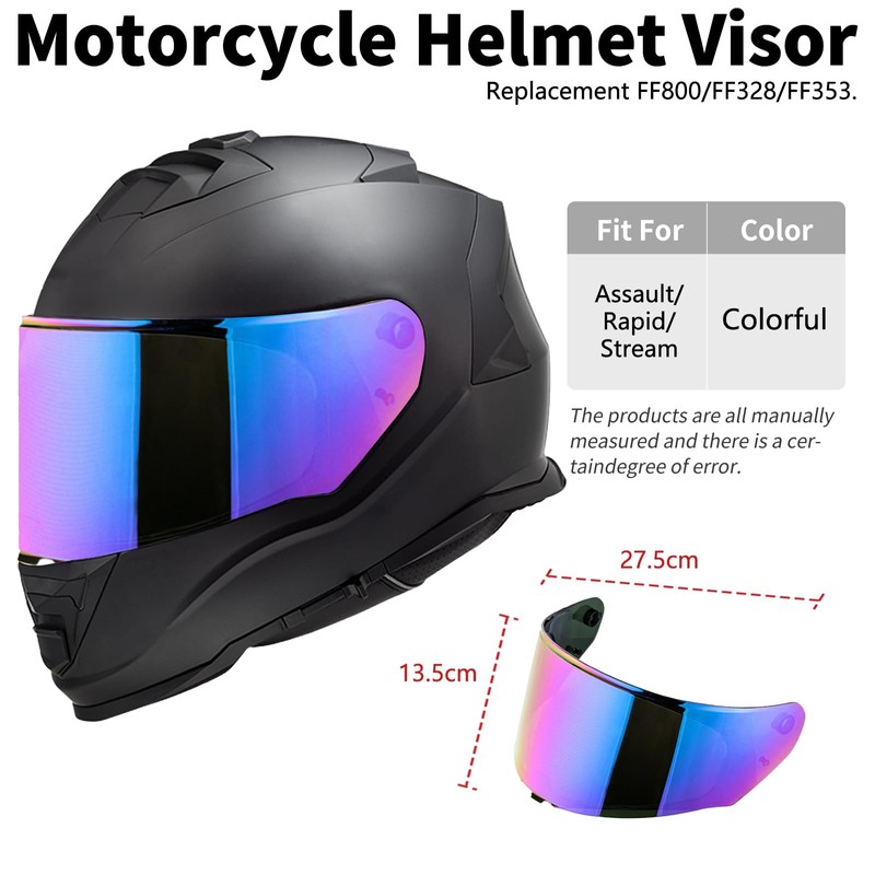 Helmet Visor for FF328/FF800/FF353, Motorcycle Helmet Visor, Motorcycle Wind Protection