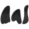 Professional Obsidian Face Massage Gua Sha Tool Portable Body Therapy