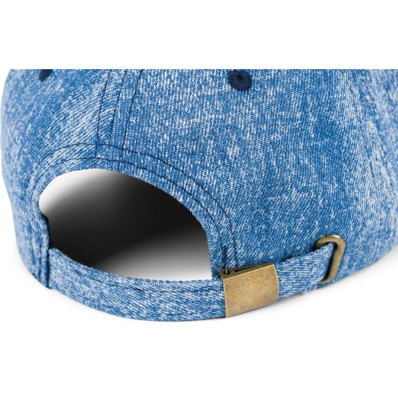 styleBREAKER 04023087 Unisex Jeans Baseball Cap Mottled 6-Panel Denim Baseball