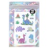 Nizel KC certified glitter children's tattoo sticker character copy, 1 piece, 06 glitter (dinosaur - 10 pieces) / 니즈엘 KC인증 글리터 어린이 타투스티커 캐릭터 판박이, 1개, 06 글리터(공룡-10장)