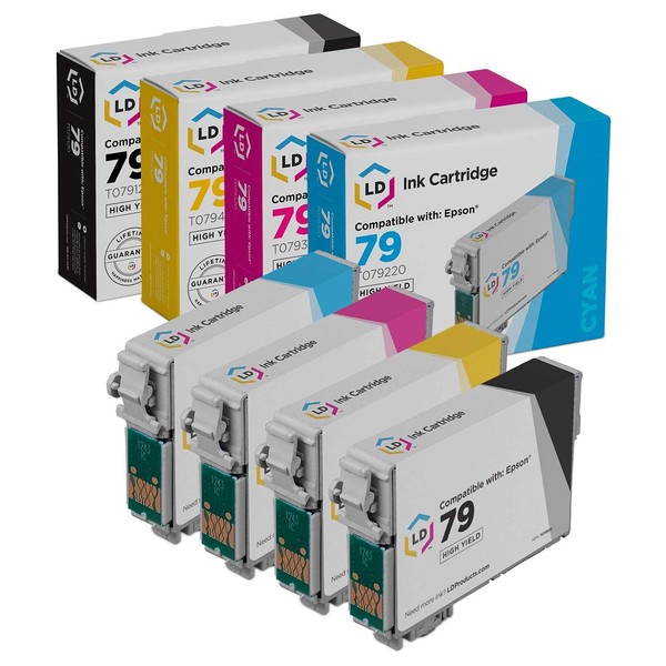 LD Products T079 Remanufactured Replacements for Epson 79 Ink Cartridges