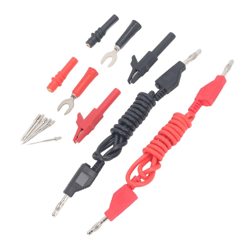 Banana Plug Silicone Test Leads Kit 2000V 20A 18AWG 4mm