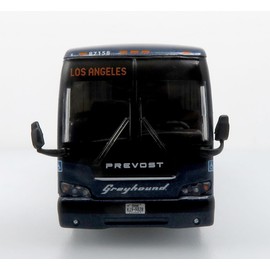 Iconic Replicas Prevost X345 Intercity Bus-Greyhound-Flix Dimensions 5" Long 1/87 Scale