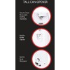 EUROSTAR EC600W Tall Can Opener, White