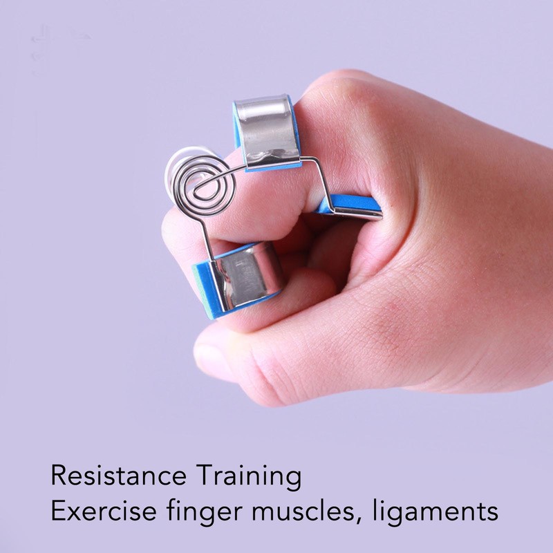 Finger Extension Splint Training Device Adjustable Coil Spring Finger Joint