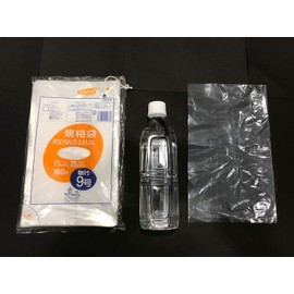 Ordi LR03-9 Food Storage Plastic Bags, Standard Bags with Drawstrings, Transparent, 100 Pieces, No. 9, Width 5.9 x Height 9.8 inches (15 x 25 cm), Thickness 0.001 inches (0.03 mm), Food Sanitation Law Compliant Product, Plastic Bags, Polybags