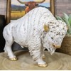 Ebros Native American Sacred White Bison Buffalo Decor Resin Figurine