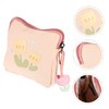 Baluue Square Period Bag Flower Pattern Coin Purse Sanitary Napkin
