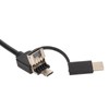 USB Endoscope 8mm Lens 3 in 1 Interface IP67 Waterproof