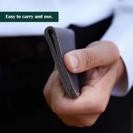 Handmade Leather Passport Holder, Multi-functional Wallet, Vintage Crazy Horse Leather ID & Card Case – Premium Travel Document Organizer