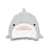りぶはあと ヘアキャップ アニマルきゅうそくタオル サメ (全長約22cm) 吸水速乾 やわらかい 27923-72
