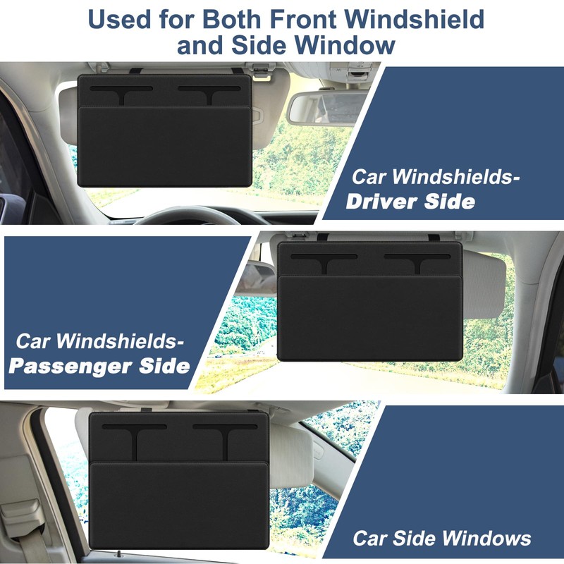 NAZZO Sun Visor Extender for Car, Visor Sunshade Sun Blocker