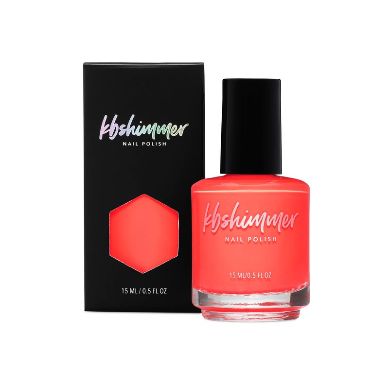 KBShimmer Totally Outrageous Neon Crème Nail Polish 0.5 oz Full