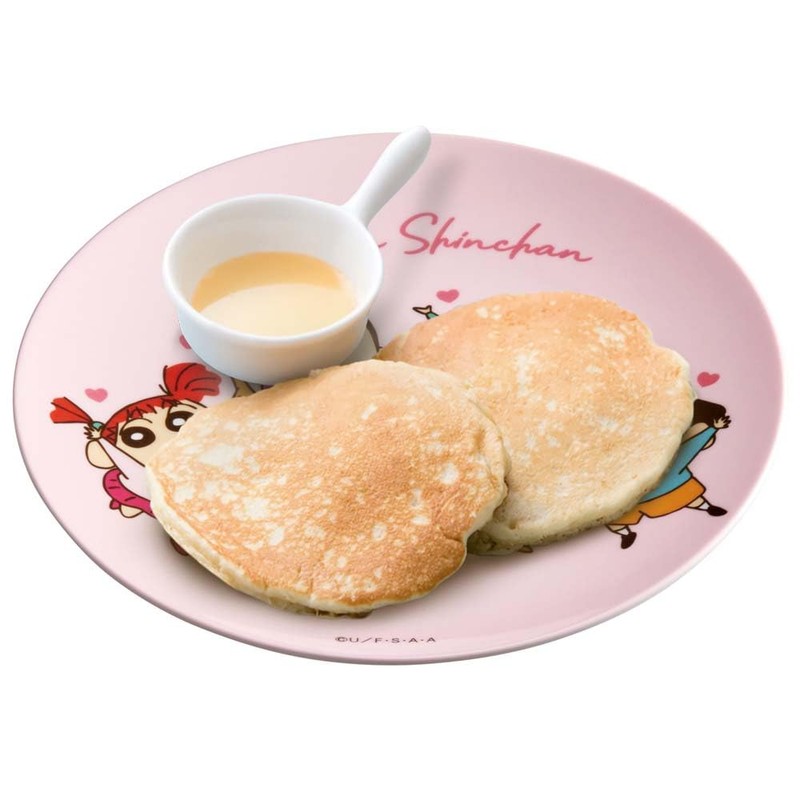 Skater MPL20P-A Thin Melamine Plate, 7.9 inches (20 cm), Crayon