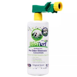 BioTurf BioS+ Artificial Turf Pet Odor Eliminator - Organic, Non-Toxic, Enzyme