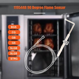 2025 Upgrade 1195448 90 Degree Flame Sensor, Compatible with Southbend Partial Series Equipment BGS CG CG GB GS SLGB SLGS STRG TVGS Replacement Part 1175127 1189311
